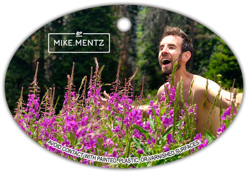 Man Embracing Wildflowers Air Freshener