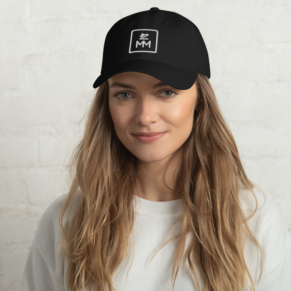 MM Icon Unstructured Cap - White Icon