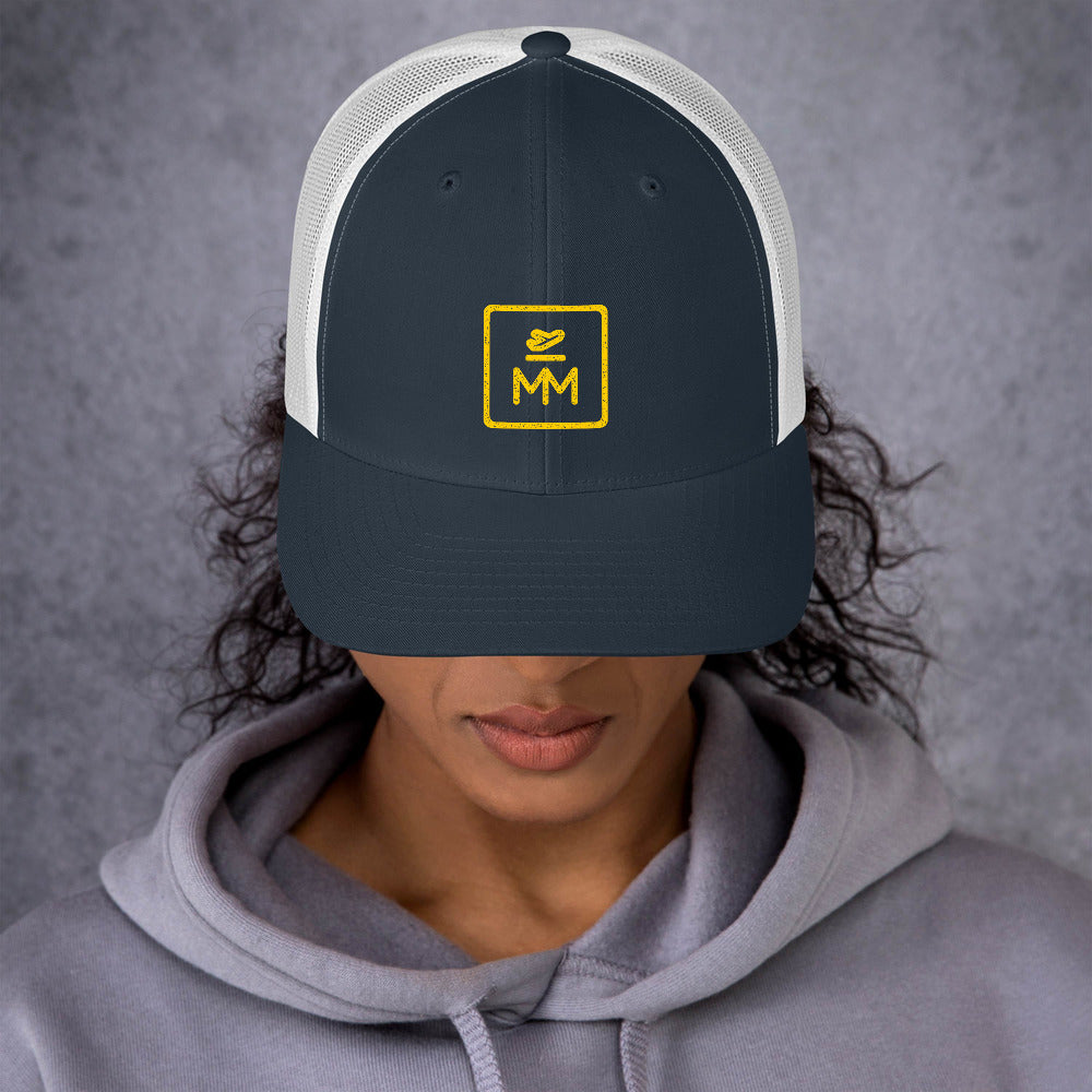 MM Icon Trucker Cap - Gold Icon