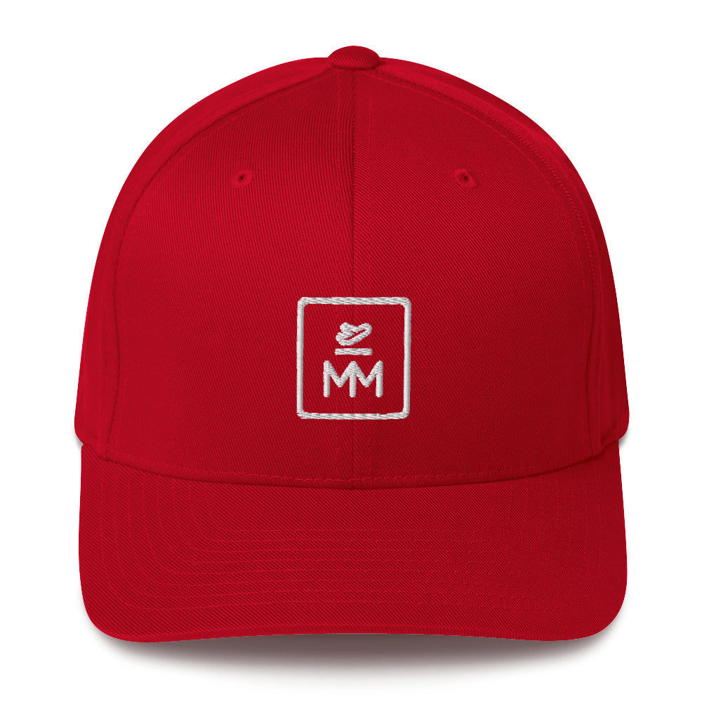 MM Icon Fitted Cap - White Icon (Multiple Colors Available)
