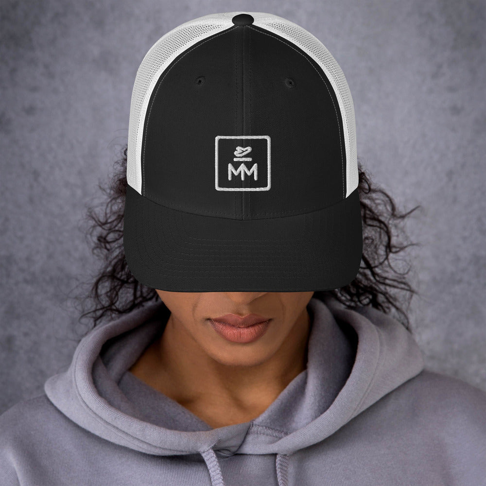 MM Icon Trucker Cap - White Icon