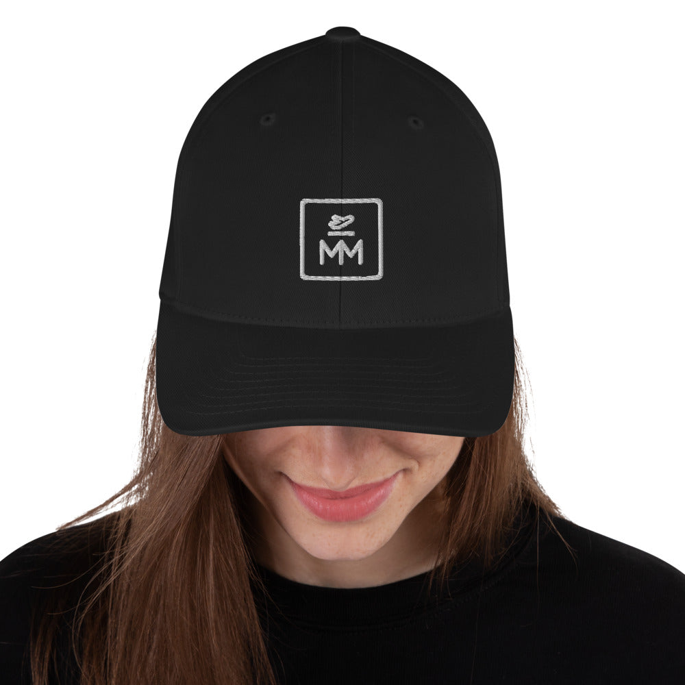 MM Icon Fitted Cap - White Icon (Multiple Colors Available)