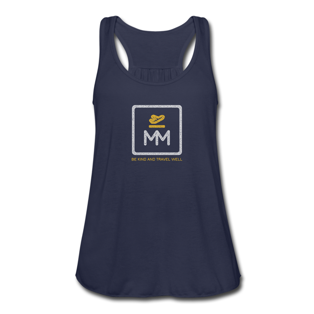 Women's Flowy Tank Top by Bella - navy
