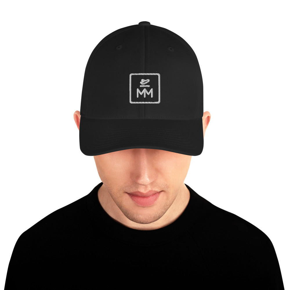 MM Icon Fitted Cap - White Icon (Multiple Colors Available)