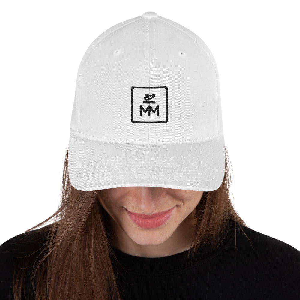 MM Icon Fitted Cap  - Black Icon